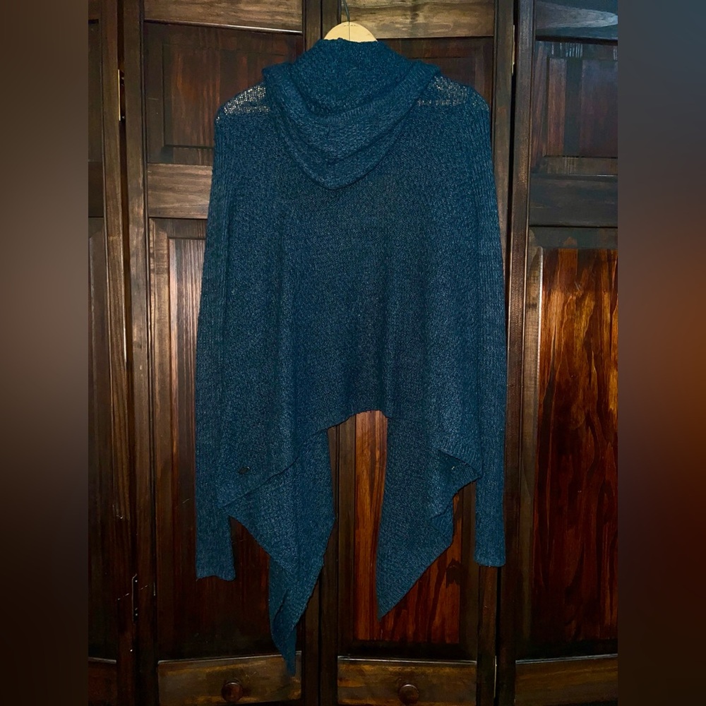 Women's Gray‎ Open Front wool blend Cardigan Sweater small - Picture 2 of 5